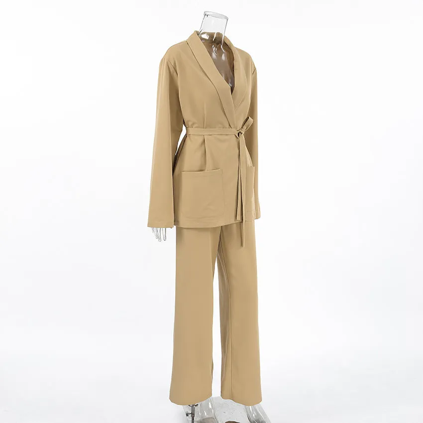 Loose Warm Long Sleeves Two Piece Set