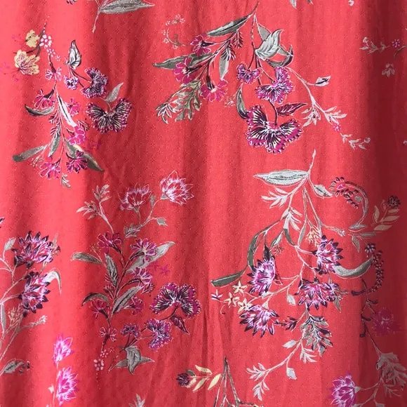 Lucky Brand Floral Textured Kimono