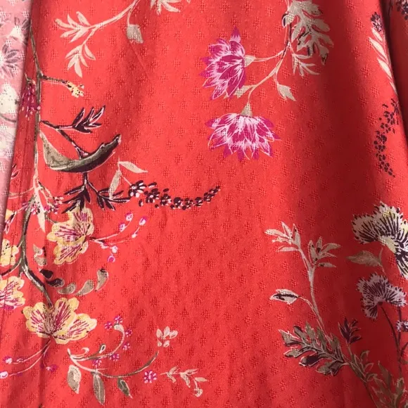 Lucky Brand Floral Textured Kimono