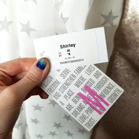 LuLaRoe BNWT M Shirley kimono - white/silver stars
