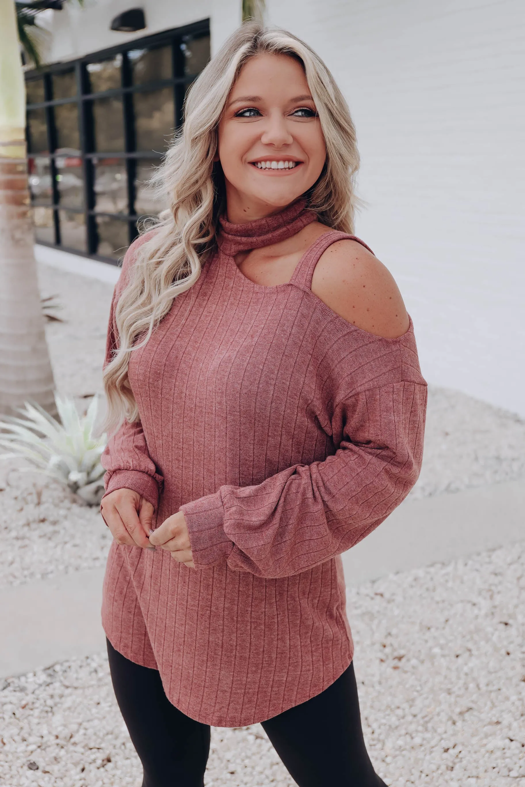 Maddox Off Shoulder Sweater