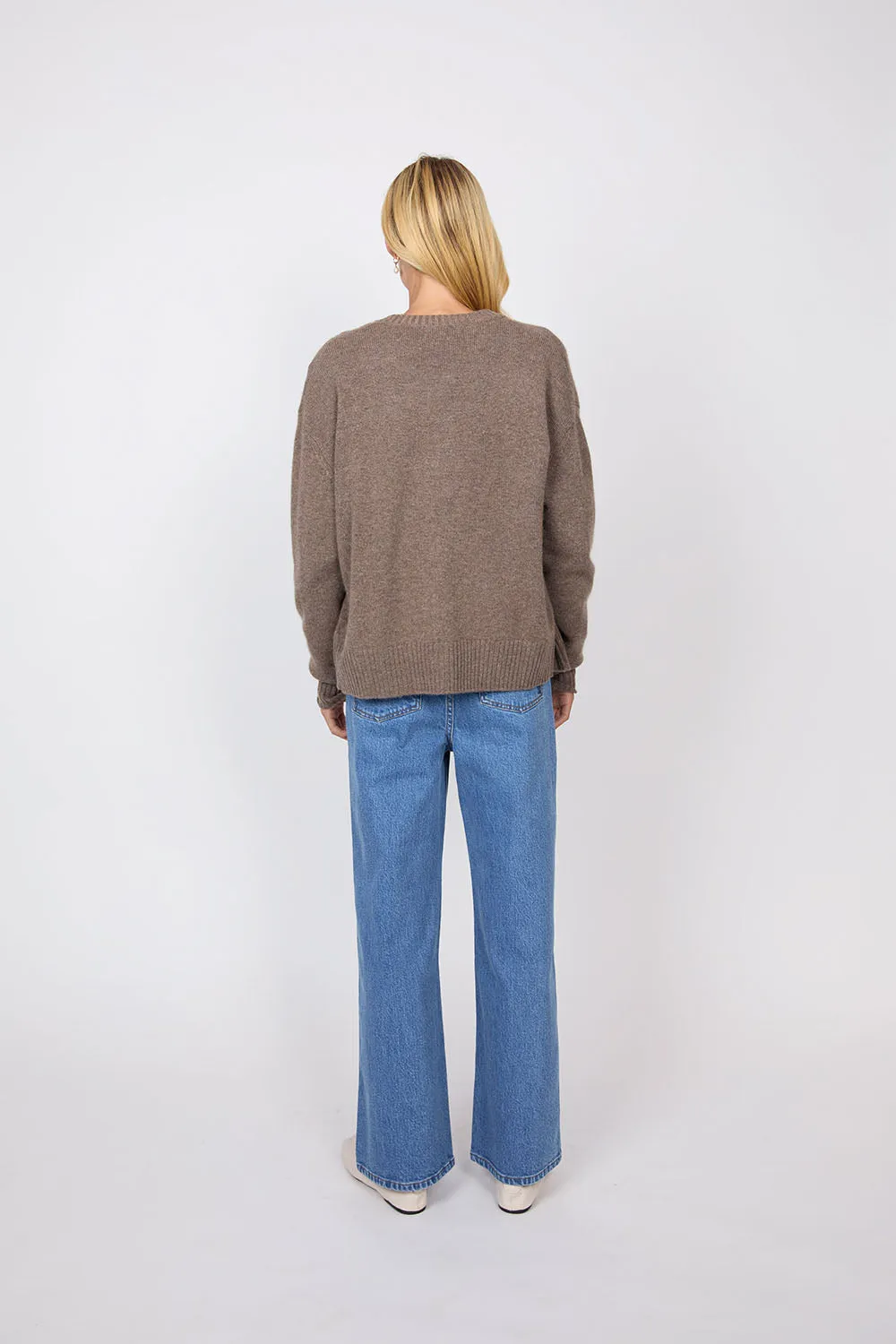 Marlow Luxe Cashmere Cardigan - Hazelnut