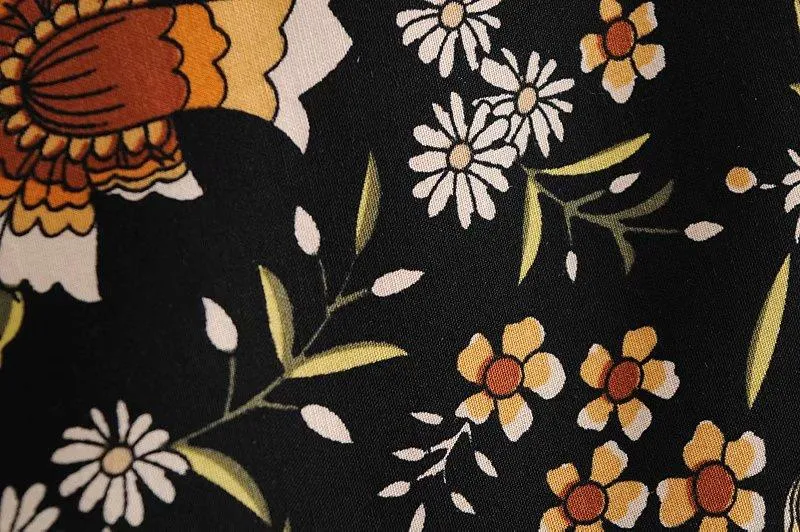 MARNIE Boho Floral Print Kimono
