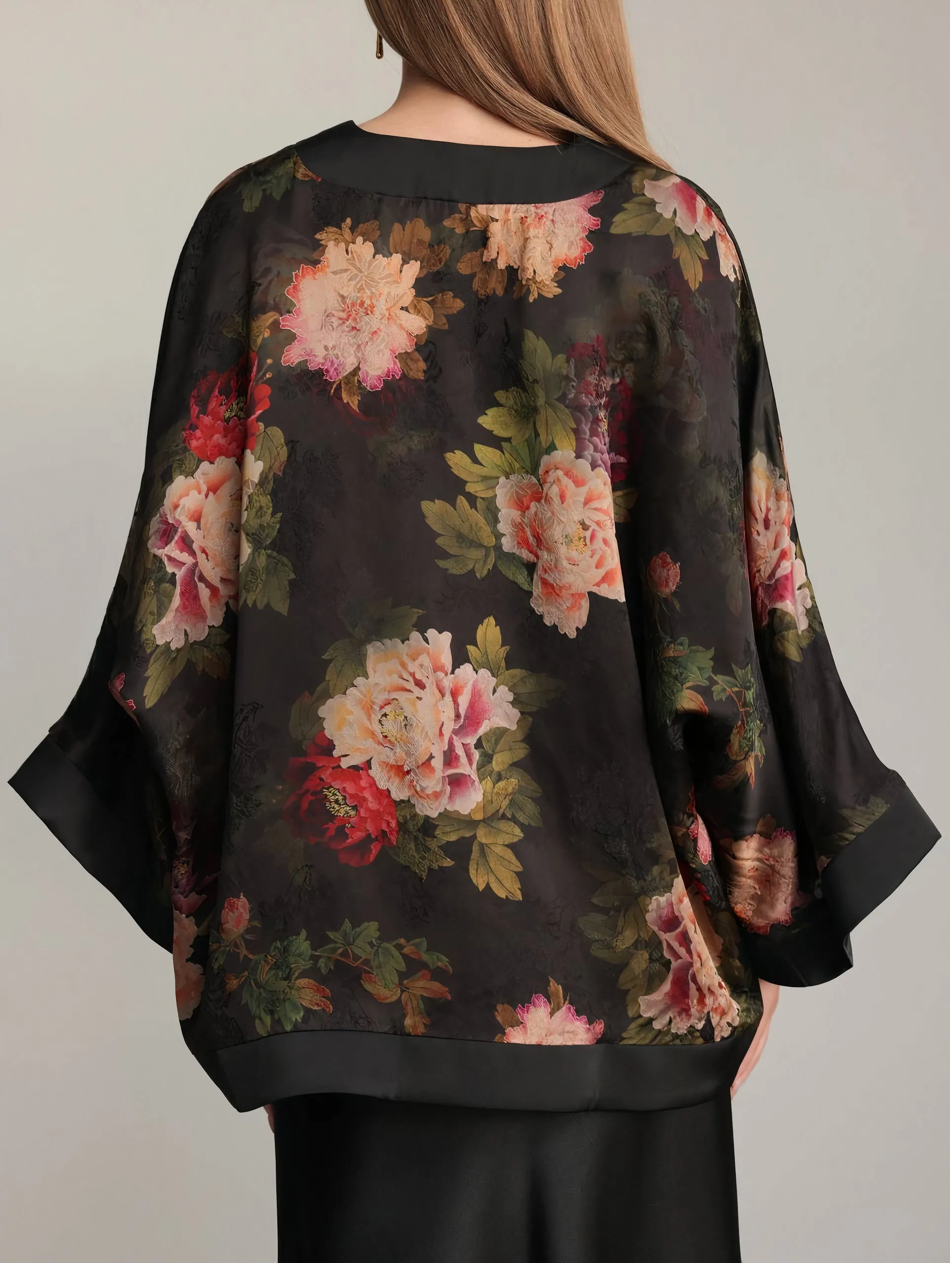 Midnight Bloom Kimono