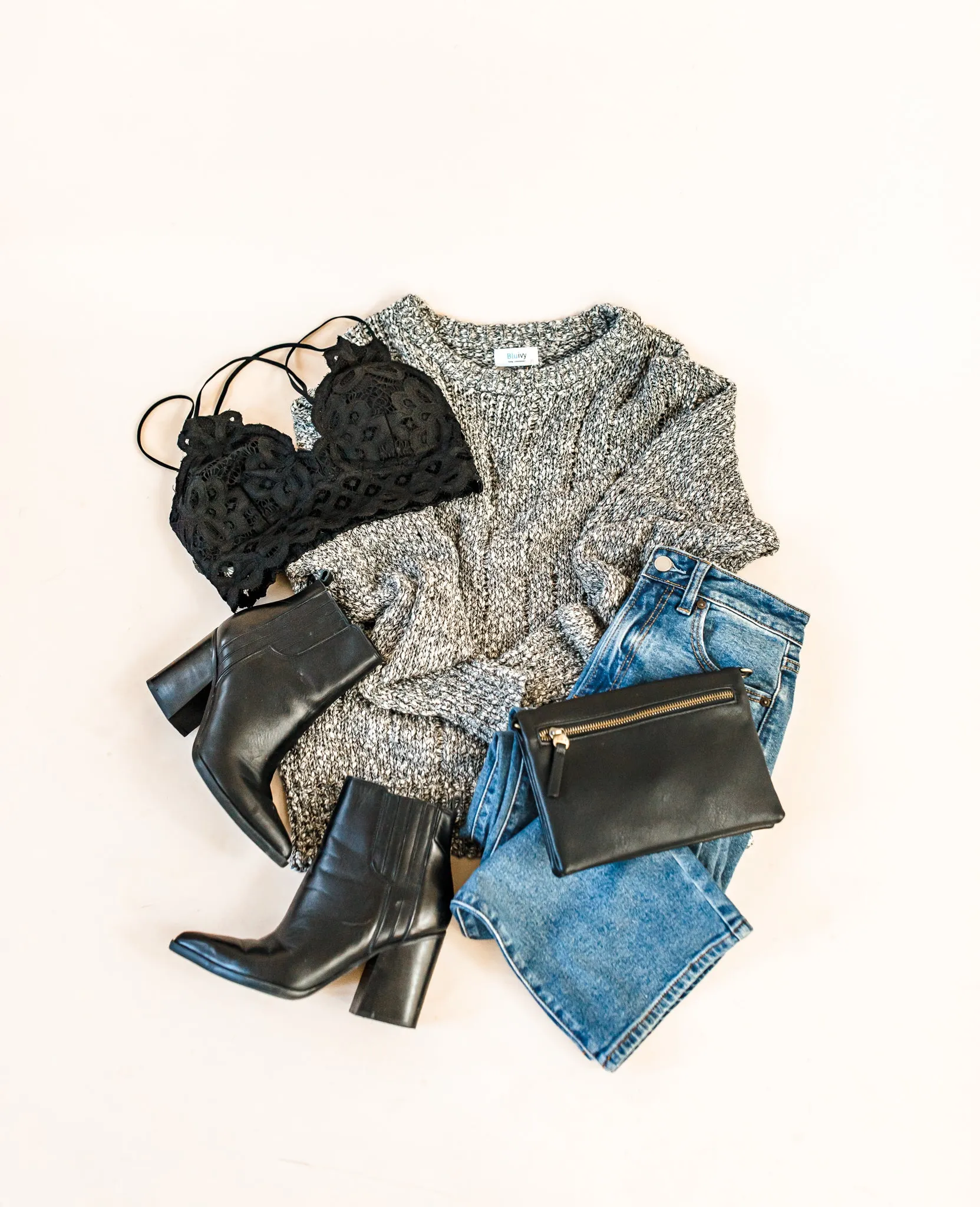 Minni Sweater - Charcoal