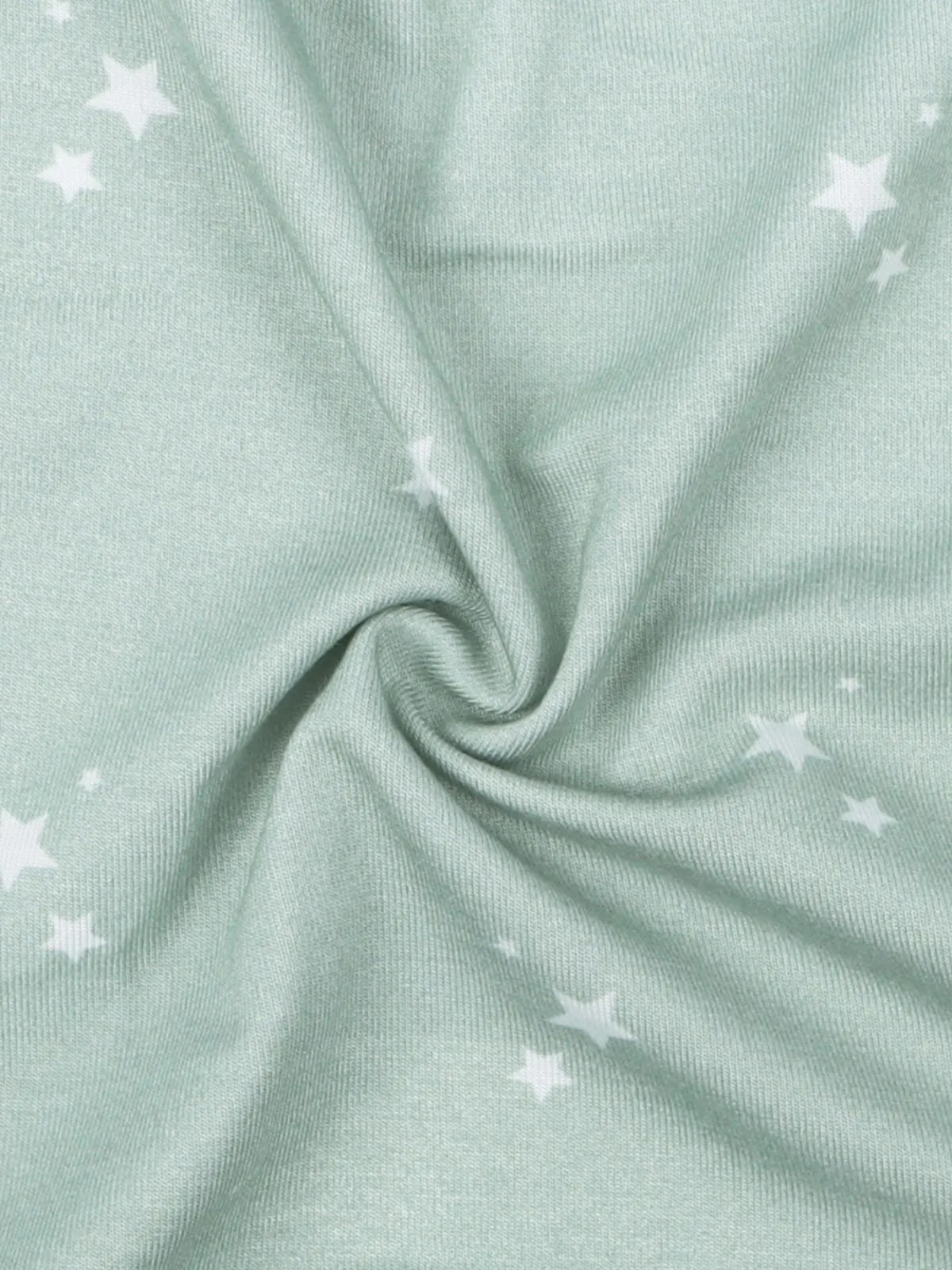 Mint Stars Bamboo Zippy Romper