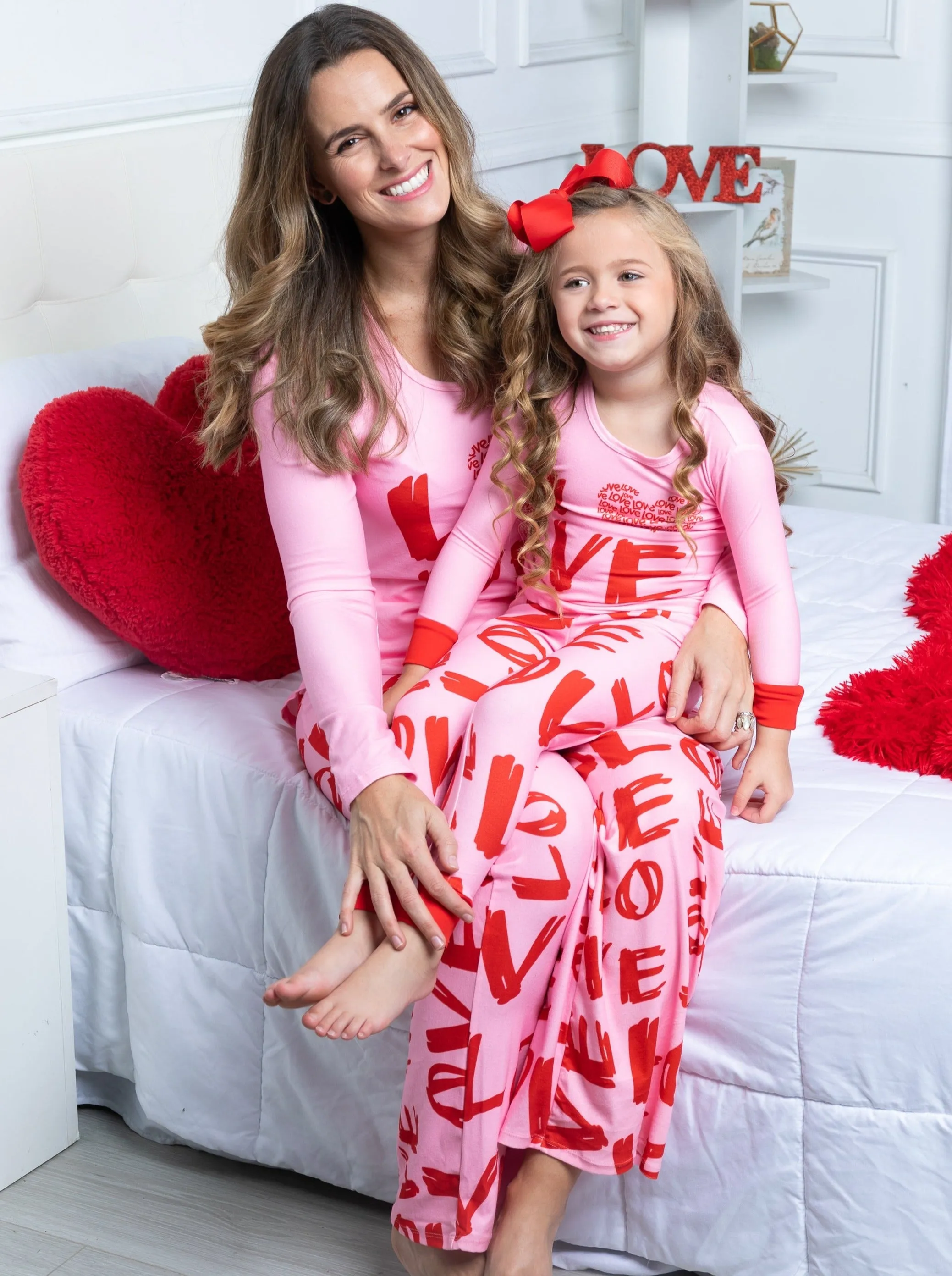 Mommy and Me Love Language Pajama Set