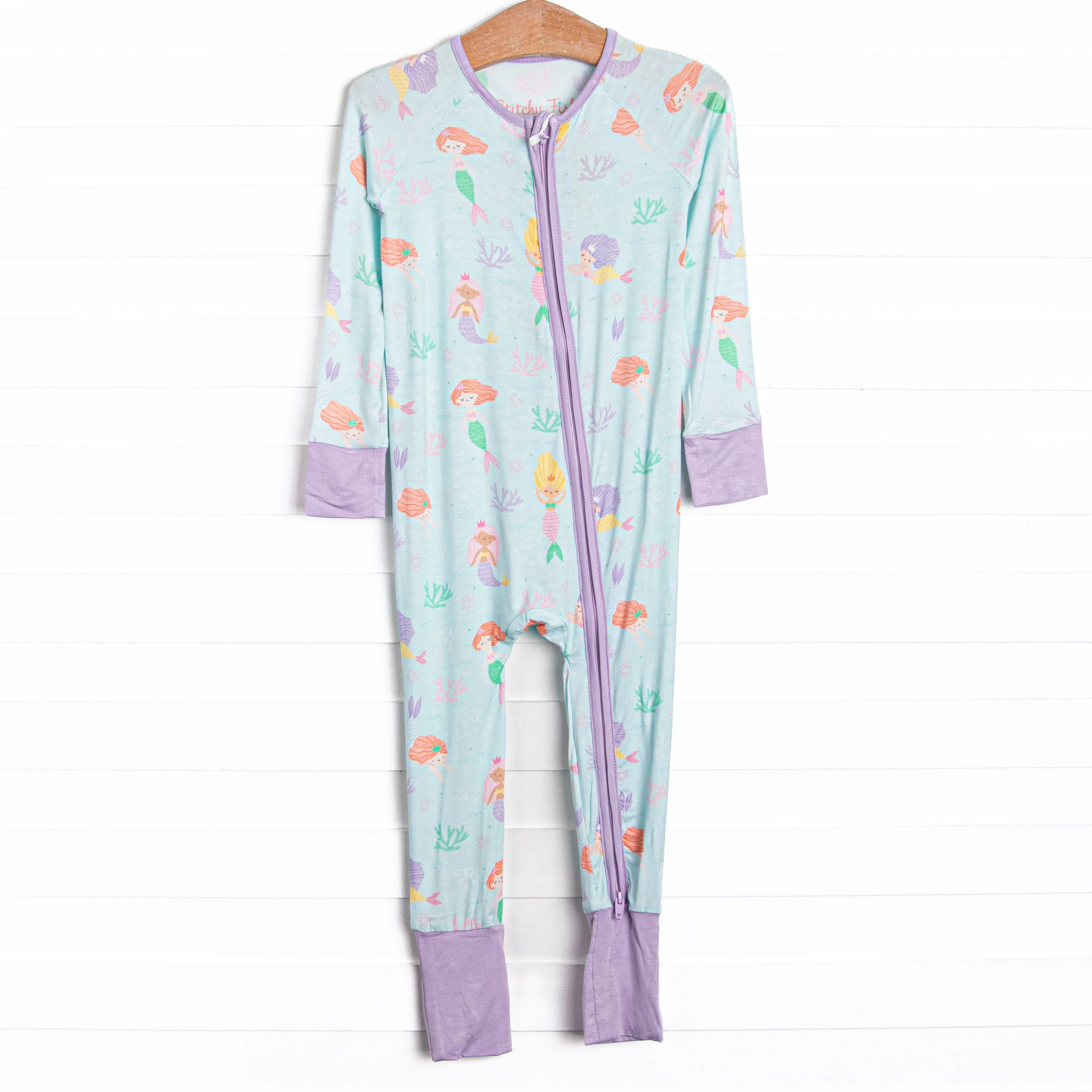 Mystical Maids Bamboo Zippy Pajama, Blue
