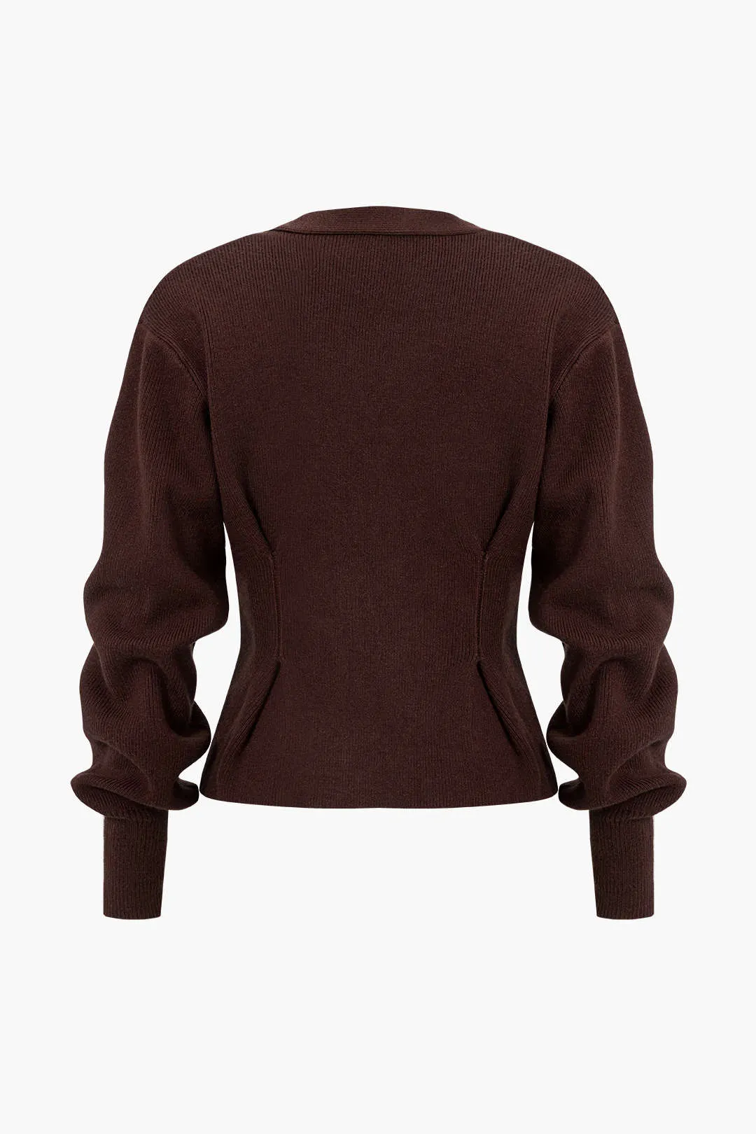 Nadia - Stylish V neck Buttoned Woman's Cardigan