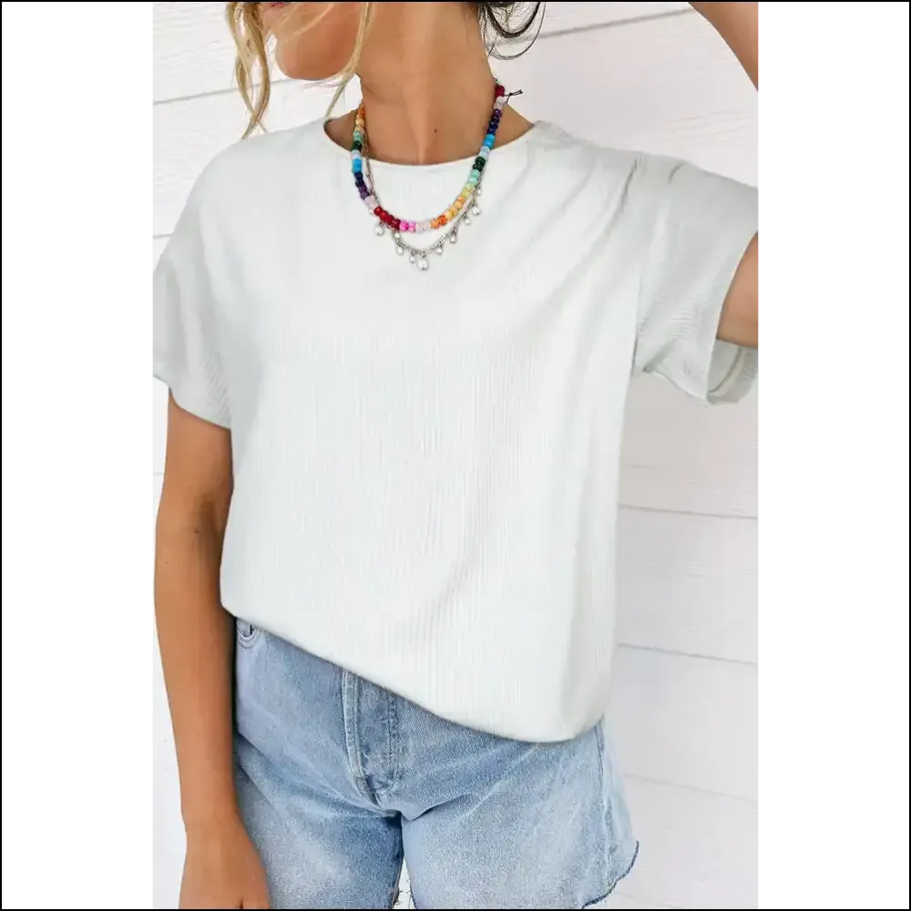 Needful Things: Light Grey Textured Tee - Basically a Hug you can Wear 🤷‍♀️