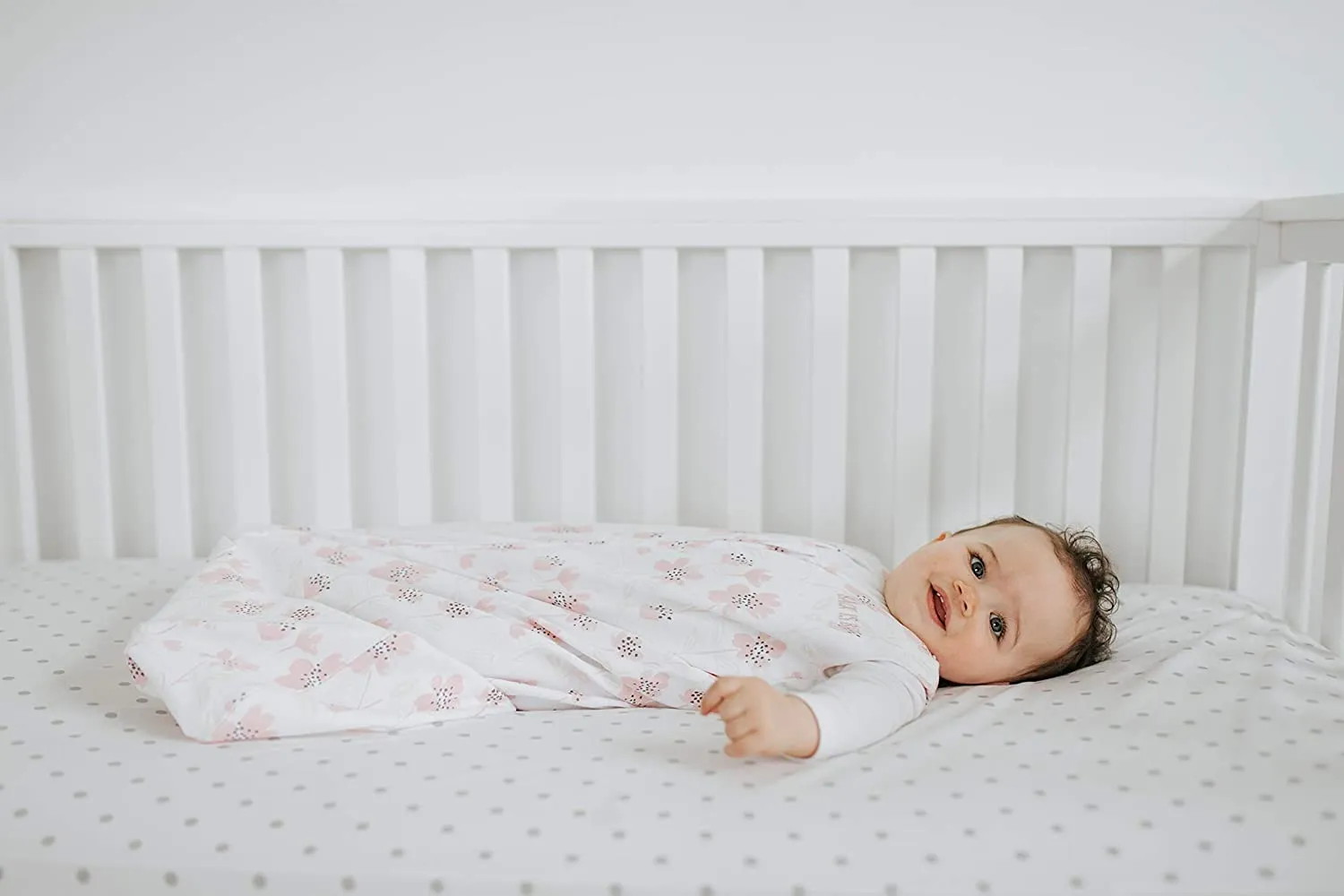 New in package! Halo Innovations HALO SleepSack Wearable Blanket Cotton Wildflower Blush, Size SM, Small! Birth to 6 Months!