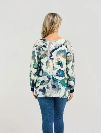 Nova Top - Teal Sea