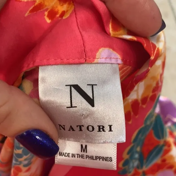 NWOT Natori Floral Blossom Robe kimono