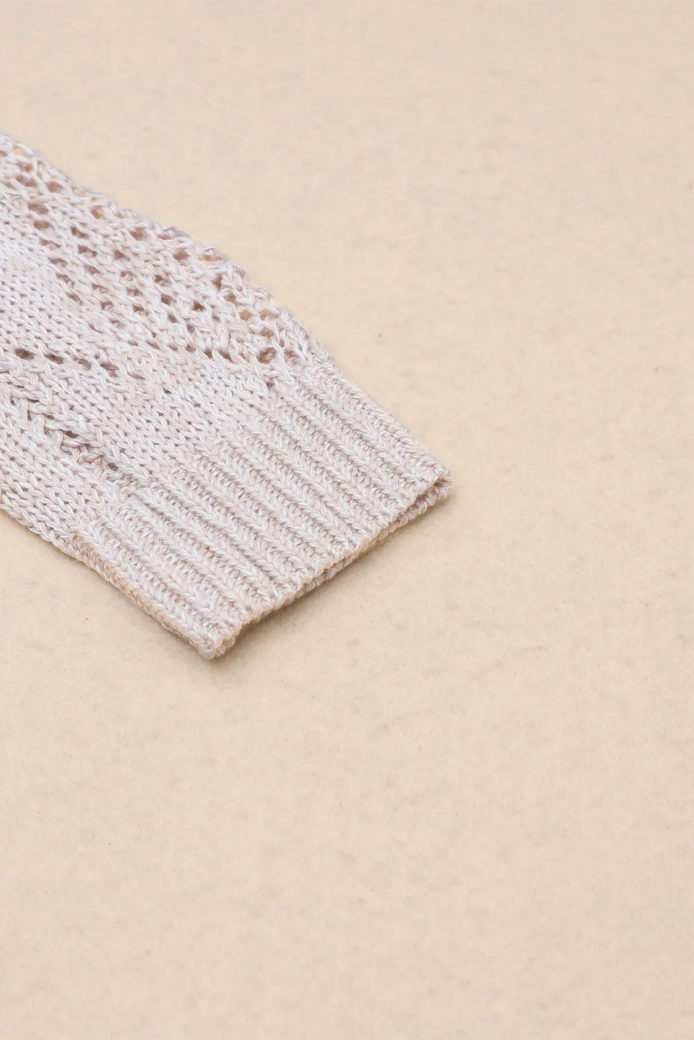 Oatmeal Knit Cardigan