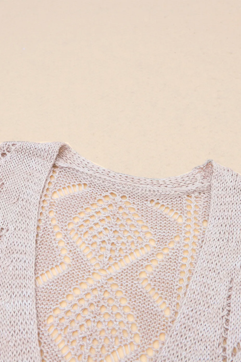 Oatmeal Knit Cardigan
