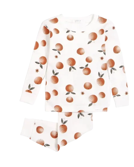 Off White Oranges print PJ set