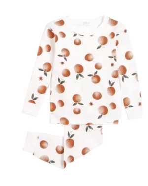 Off White Oranges print PJ set