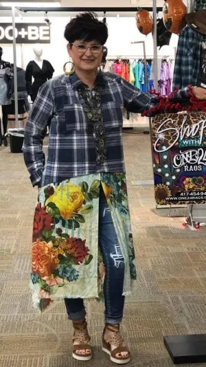 One24 Floral Kimono