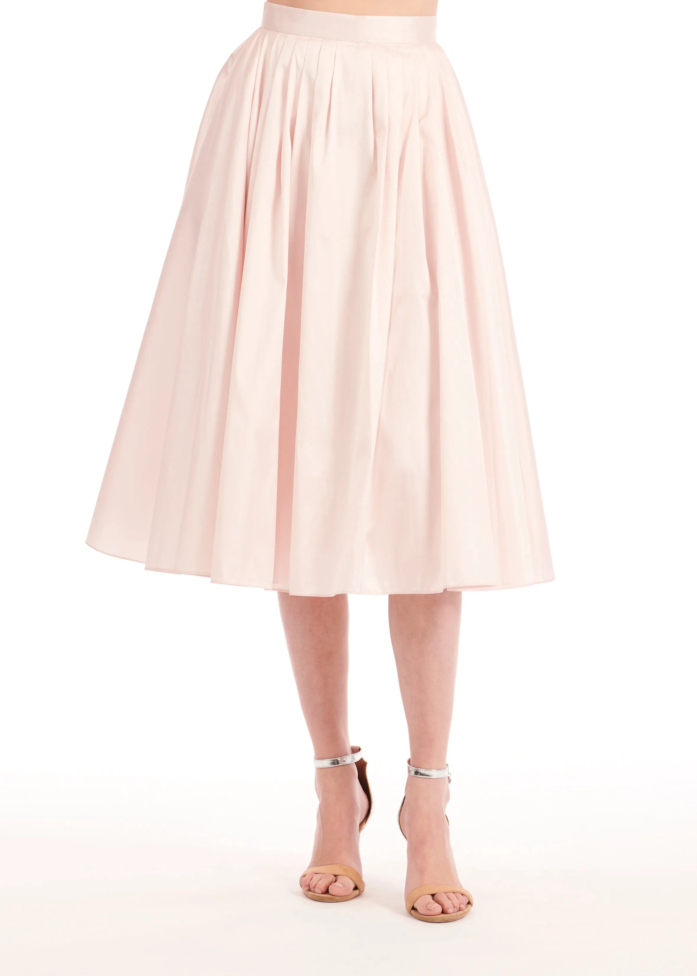 PAILETTE FLORAL MOCK-NECK TOP BLUSH