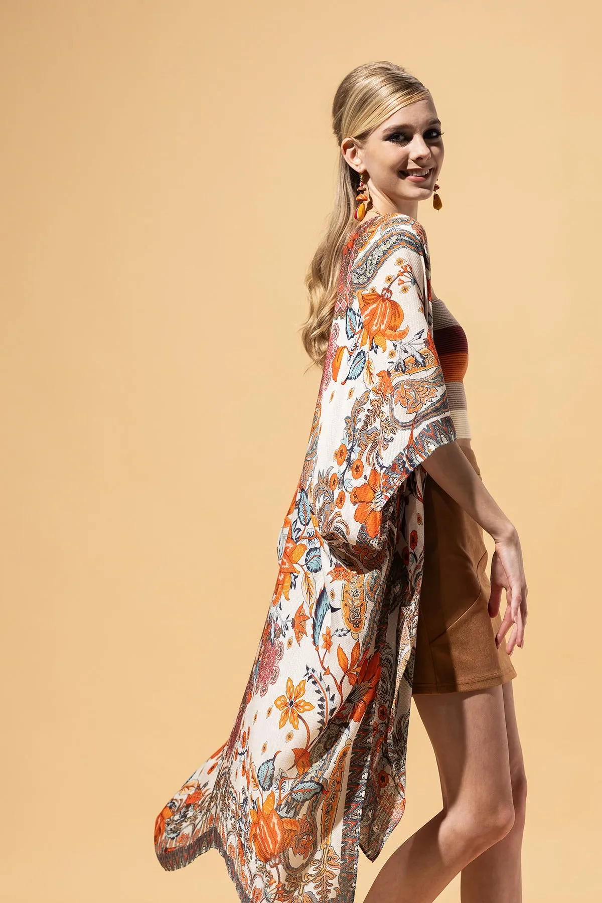 Paisley Petal Kimono