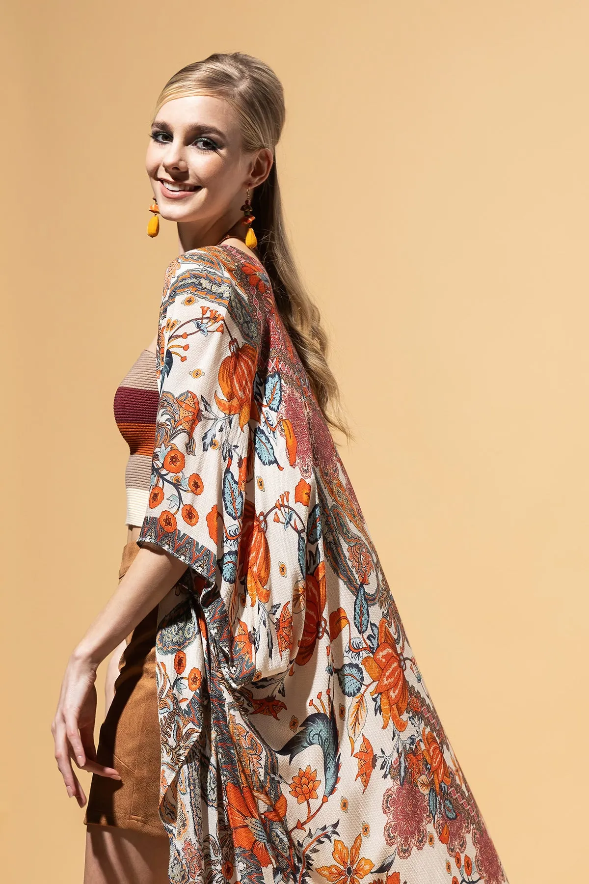 Paisley Petal Kimono