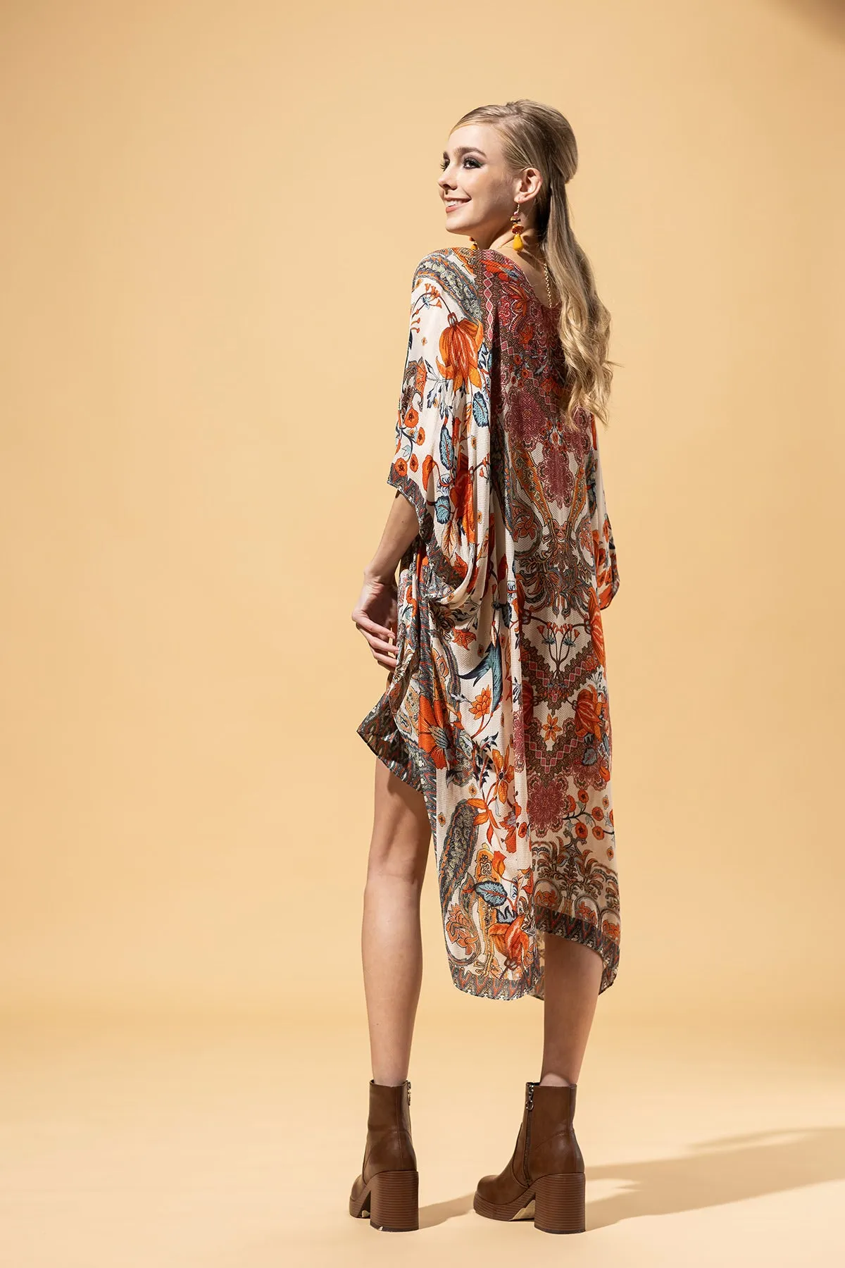Paisley Petal Kimono