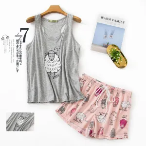 Pajama vest set