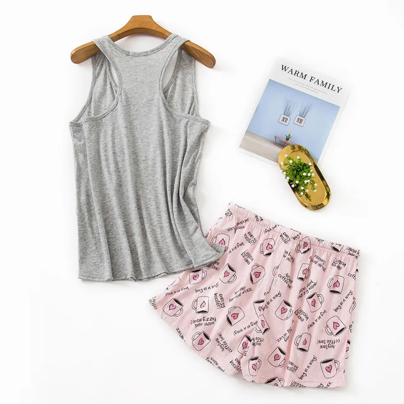 Pajama vest set