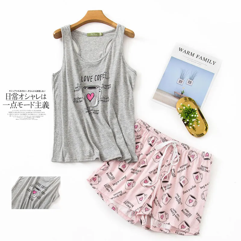 Pajama vest set