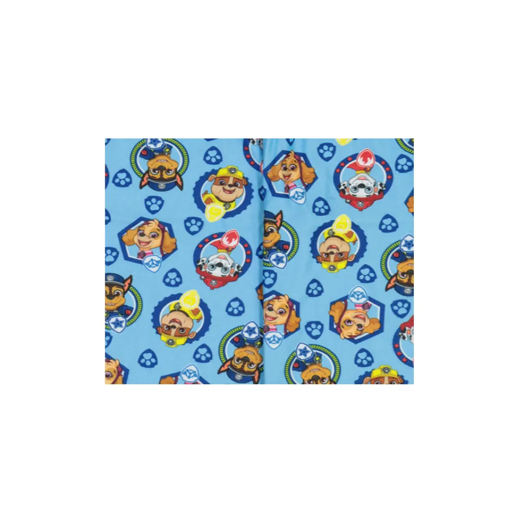 PAW Patrol Toddler Boys Pajama Set, Long Sleeve Coat-Style Top and Pants 2PC PJ Outfit, 2T-4T, Blue