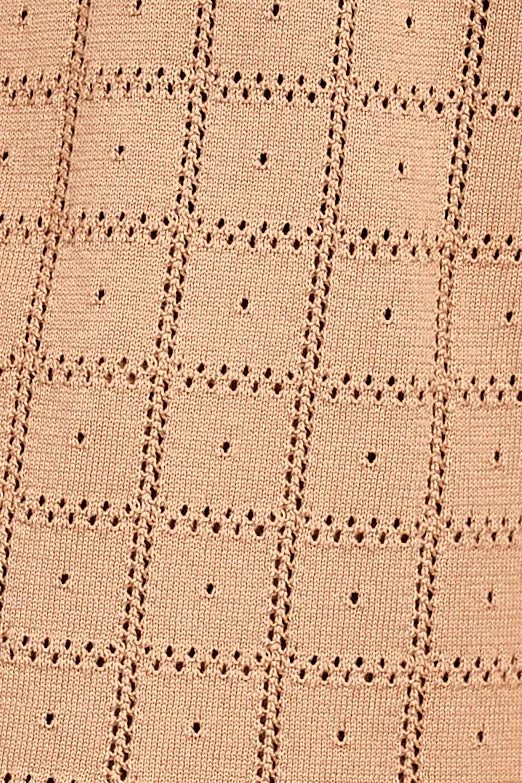 Petra Pointelle Knit Shorts in Mocha