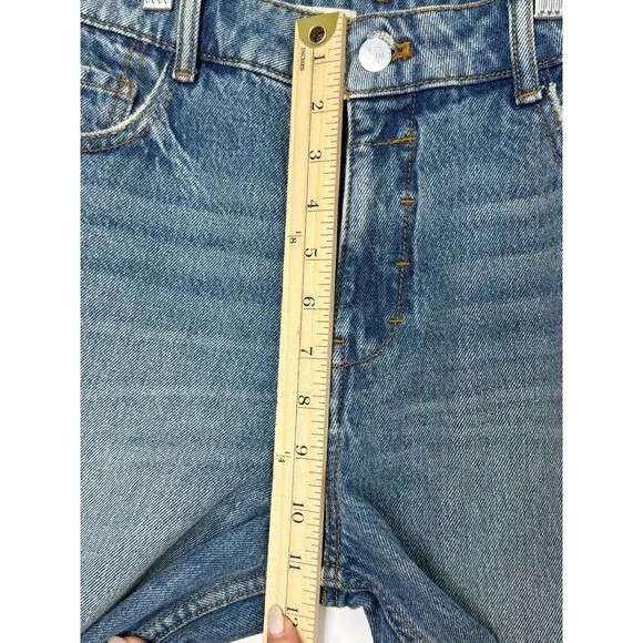 Pilcro Anthropologie Denim Shorts Women 26 Blue Bermuda