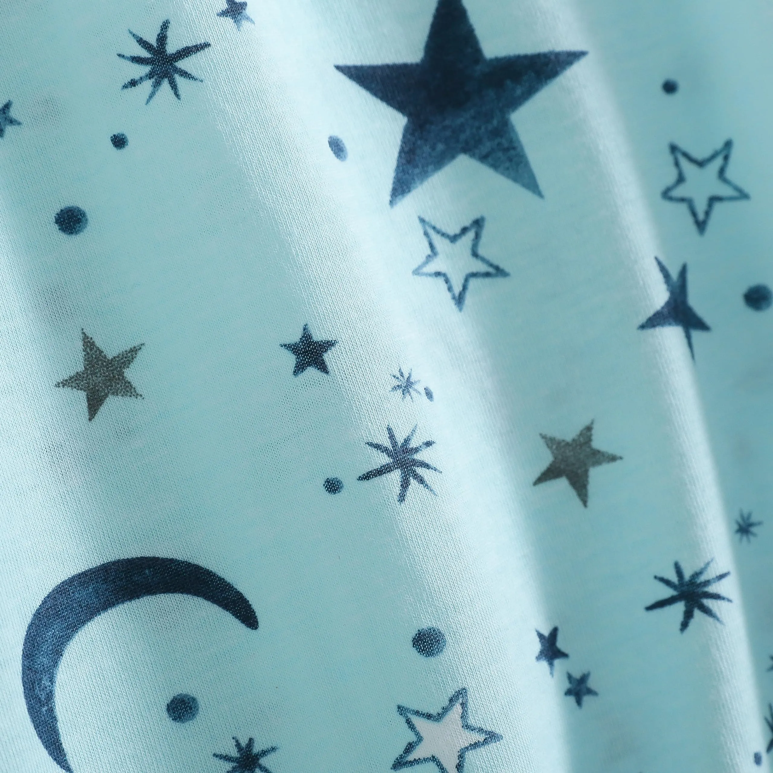 PNAEONG 3 Pack Womens Cotton Nightgown V Neck Nightshirts Sleeveless Sleepwear Casual Print Sleepdress Good Night Star Coffee,M
