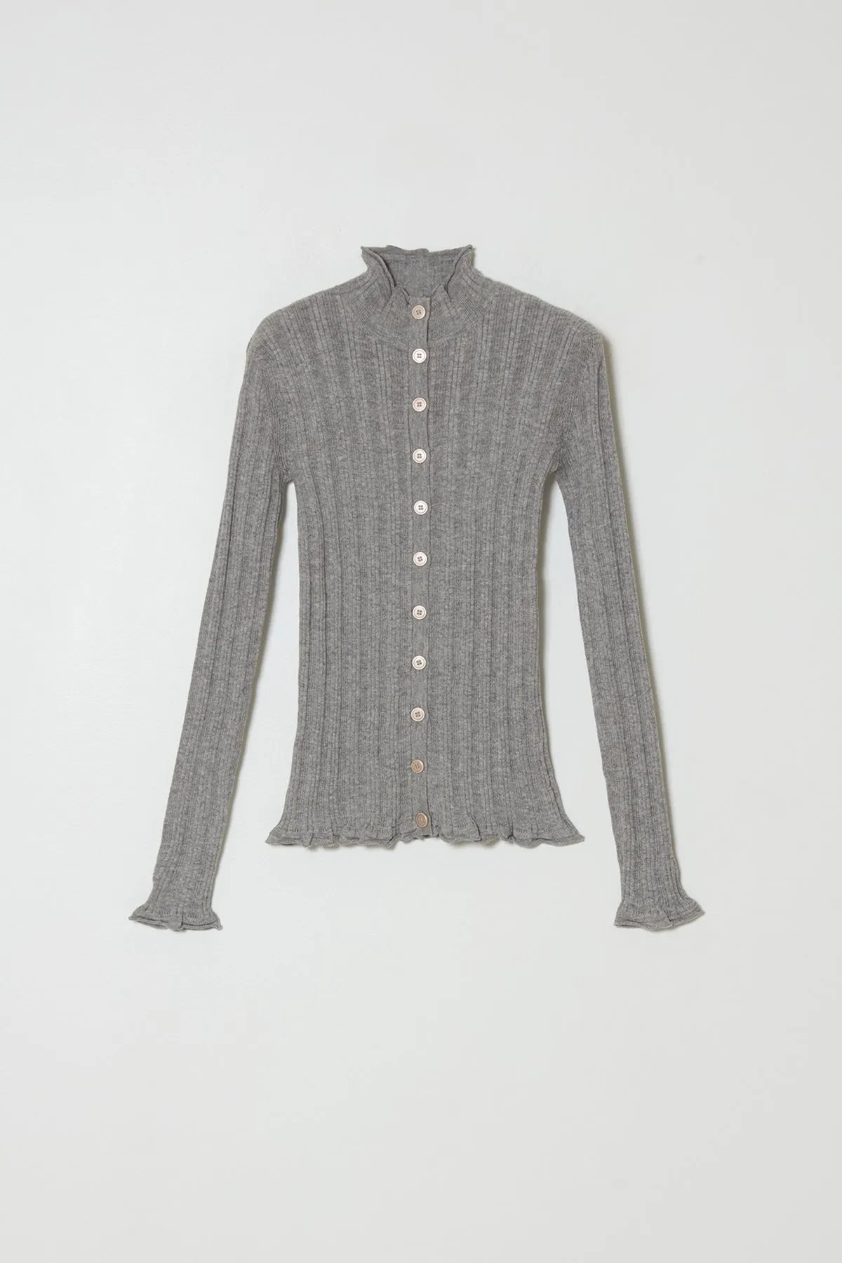 POINTELLE CARDIGAN