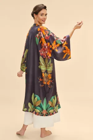 Powder Botany Bliss In Charcoal Kimono Gown