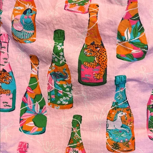 PRINTFRESH Women's Pop the Bubbles Colorful Pajama Set Animal Fantasy Size XS