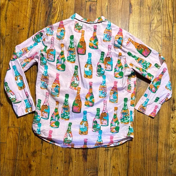 PRINTFRESH Women's Pop the Bubbles Colorful Pajama Set Animal Fantasy Size XS