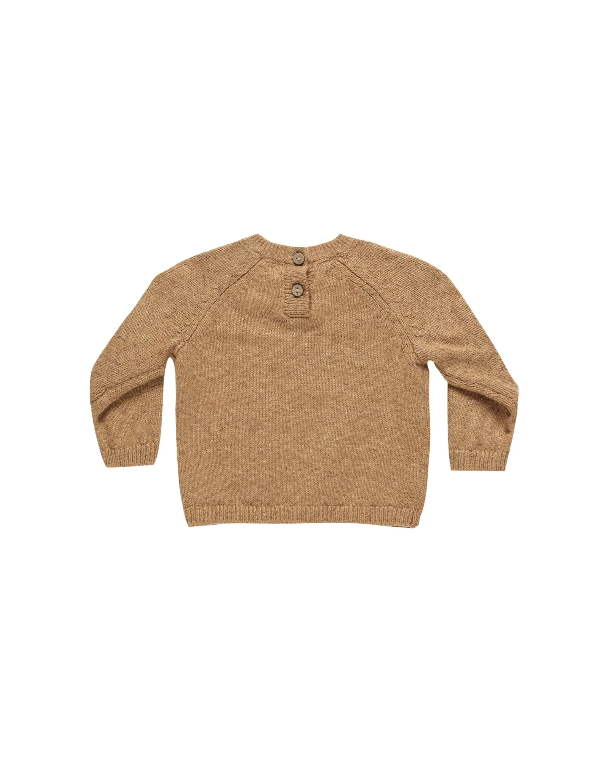 Quincy Mae - Knit Sweater - Speckled Golden