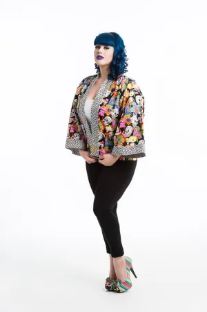 "Day of the Dead" Kimono Hipster