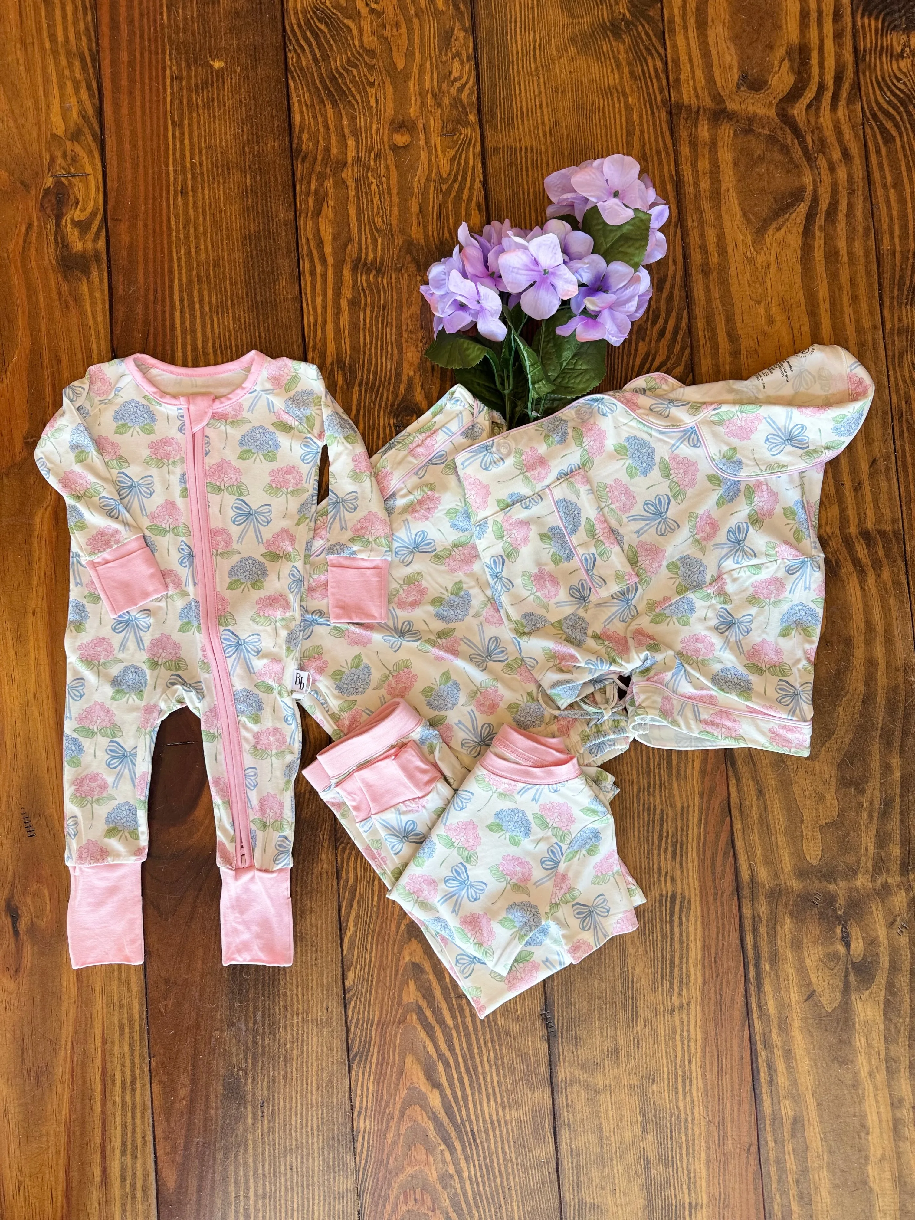 "Our Favorite Things" Bamboo Zippie Pajamas