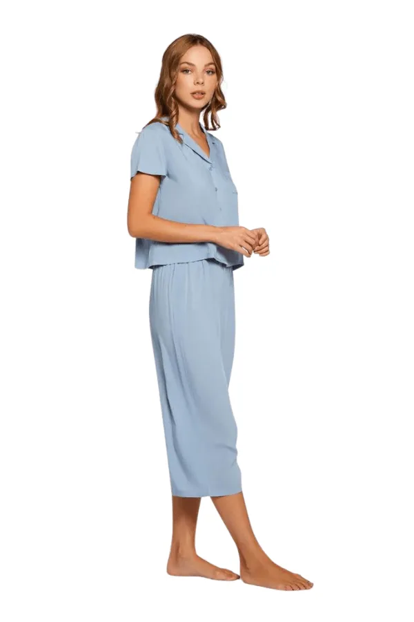 Renee Pajama Pants - Blue