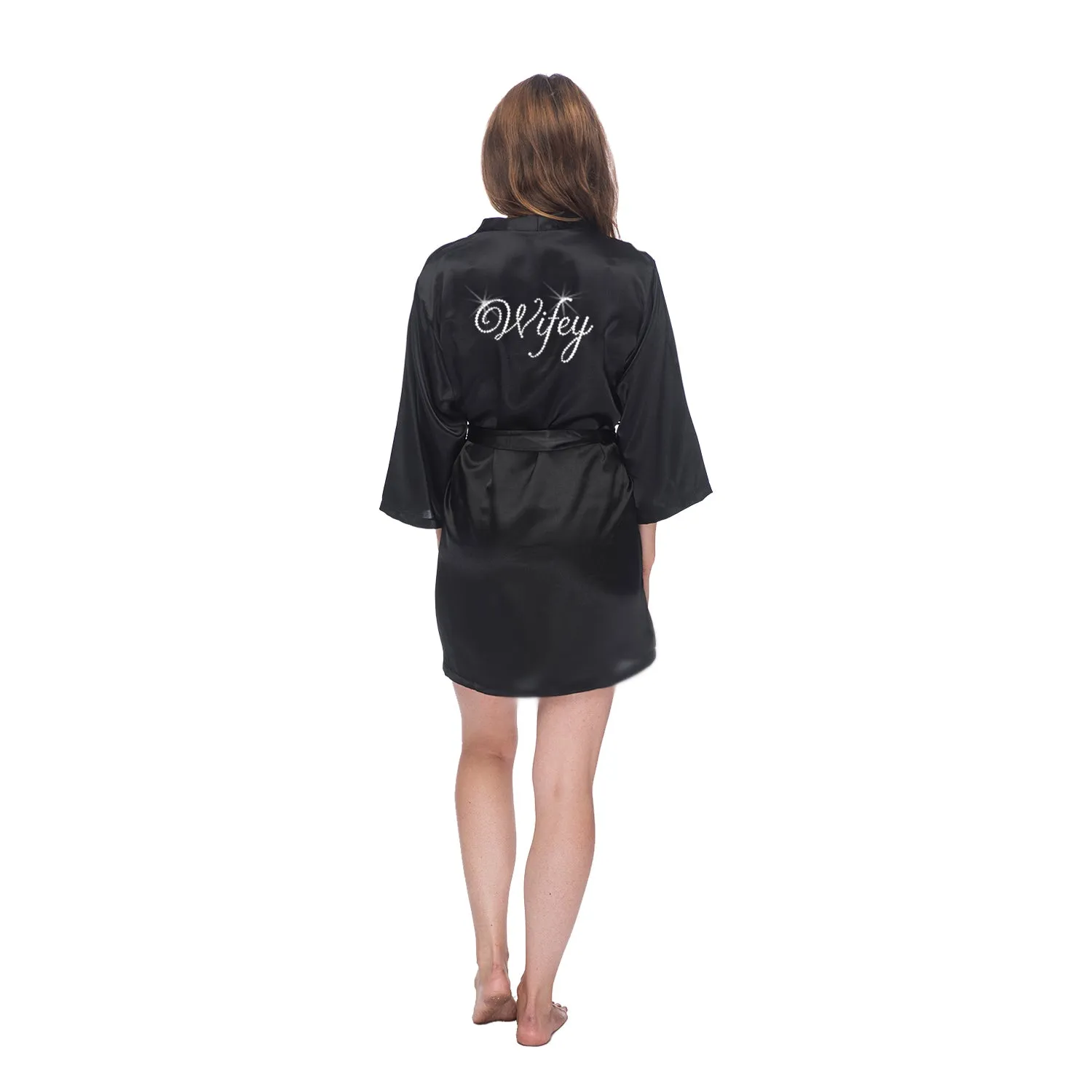 Rhinestone Wifey Robe