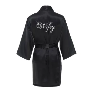 Rhinestone Wifey Robe