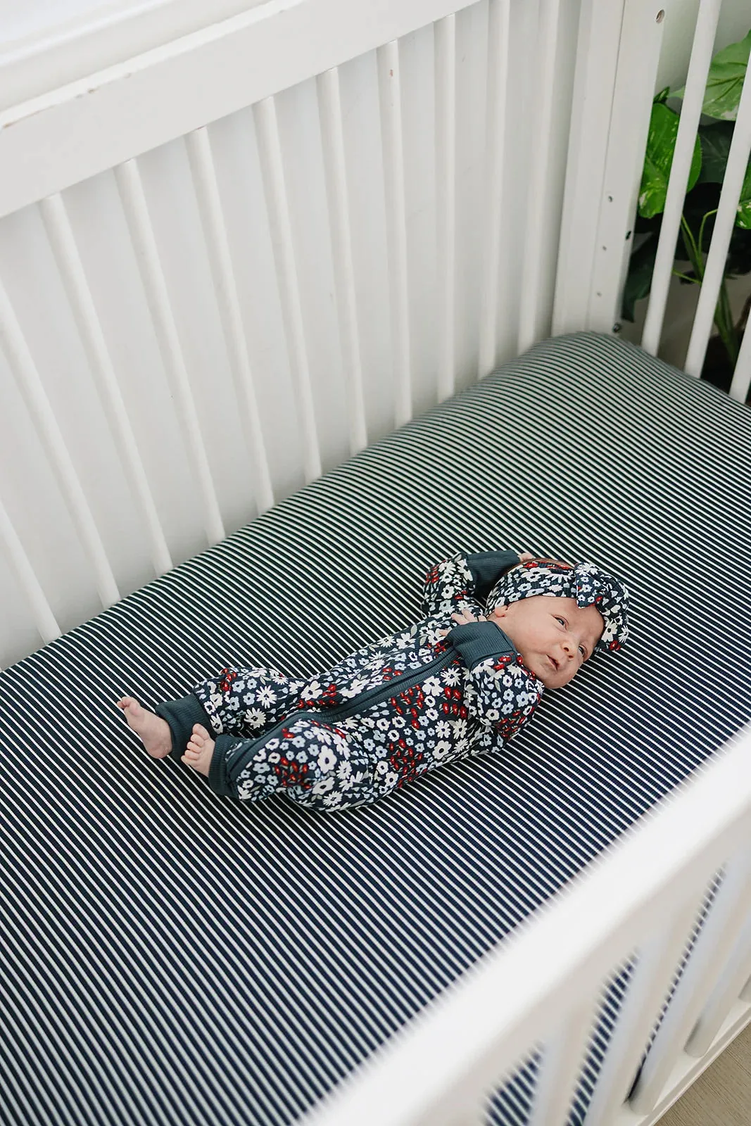 Ribbed Bamboo Zipper | Americana Floral