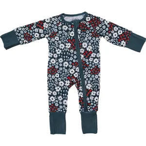Ribbed Bamboo Zipper | Americana Floral