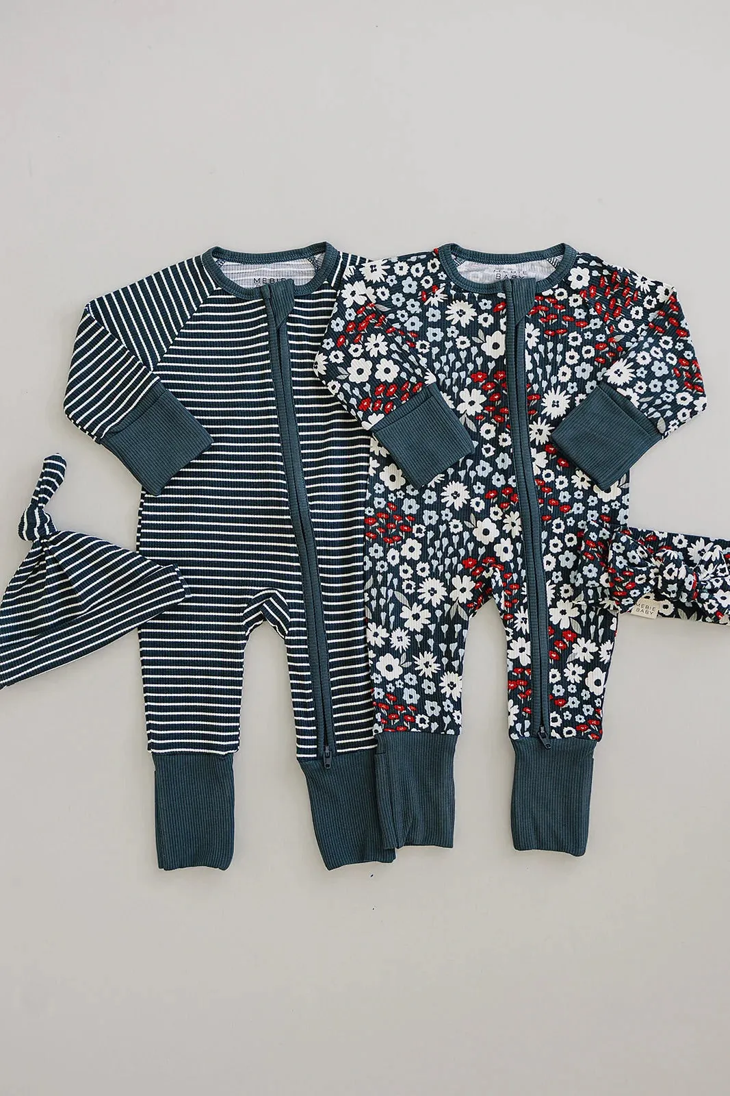 Ribbed Bamboo Zipper | Americana Floral