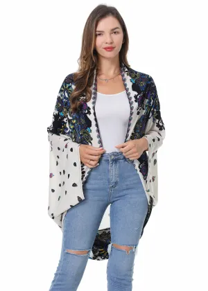 Roffe Floral Cocoon Kimono