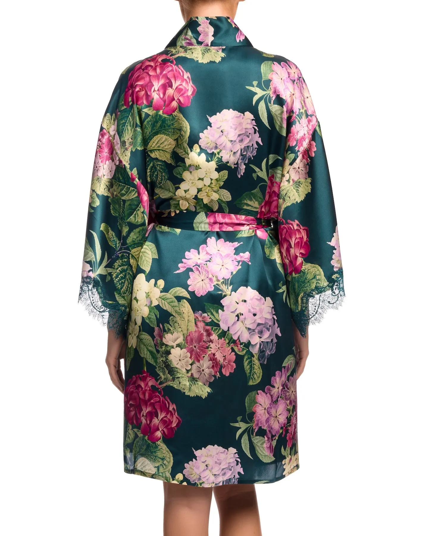 Sainted Sisters - Scarlett Silk Kimono - Felicity Print