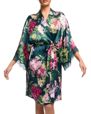 Sainted Sisters - Scarlett Silk Kimono - Felicity Print