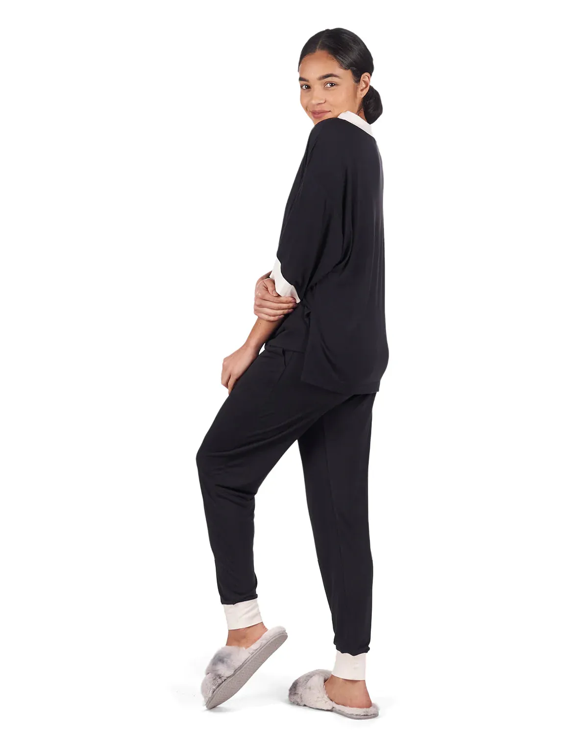 SALE Contrast Modal Pant Set
